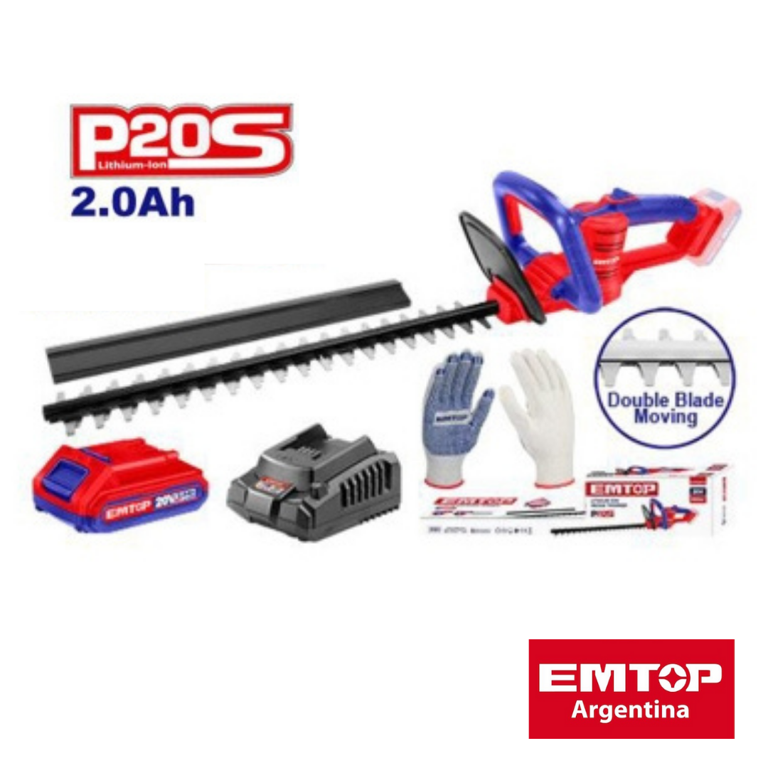 Cortacerco 45cm 1400rpm 1 Bat 20v Y Carg Emtop Elht204611