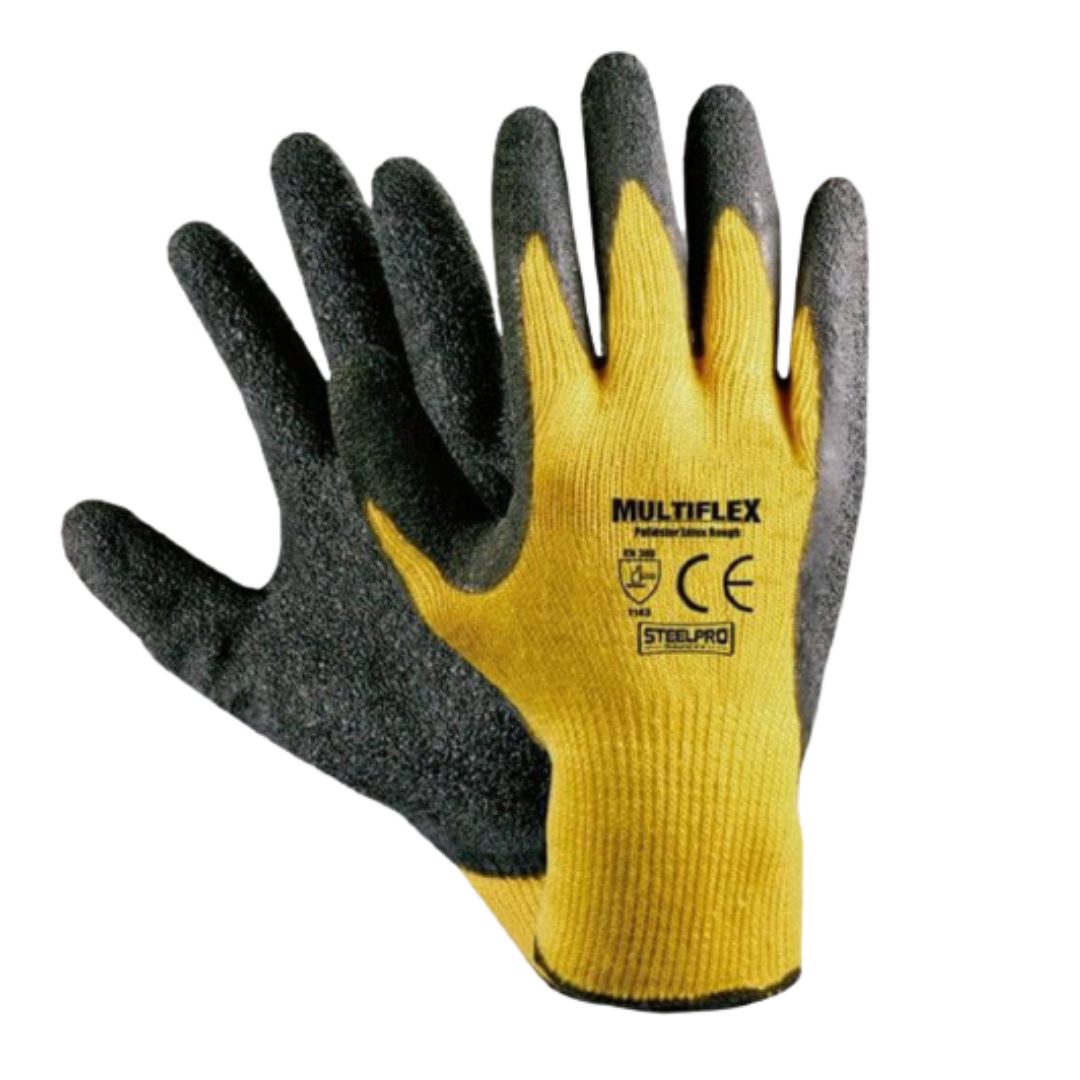 Guantes Multiflex Poliester Latex