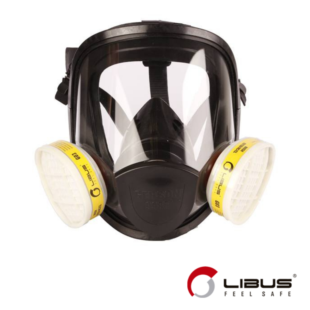 Respirador Cara Completa 9955 Reutilizable LIBUS FULL FACE SILICONA