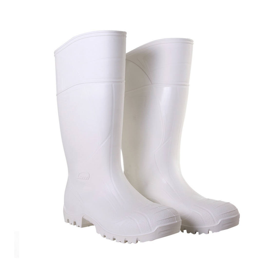 Bota de Pvc Blanca. Con Puntera. L39