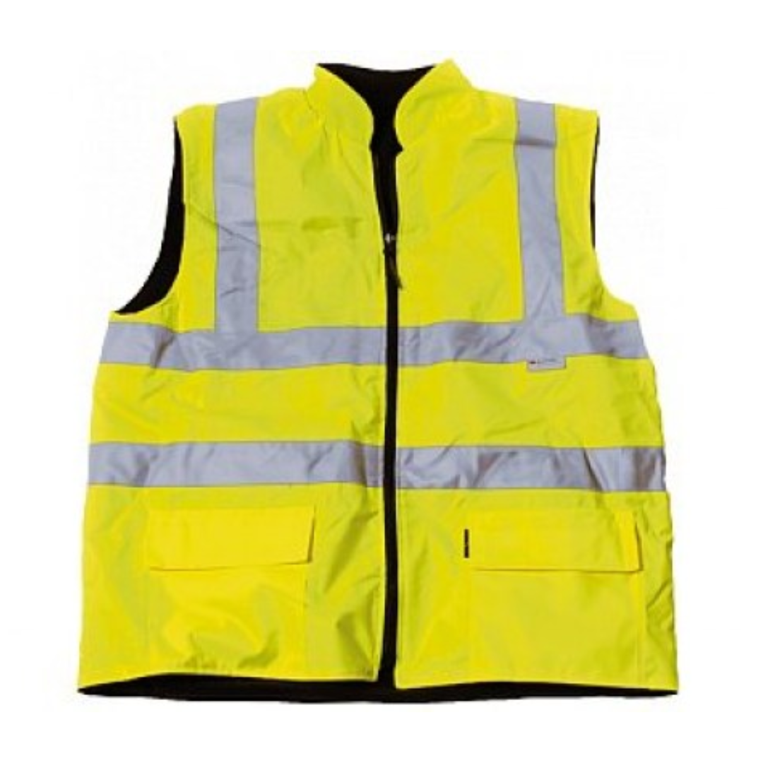 Chaleco Reflectivo Sacobel Reversible P96 Amarillo