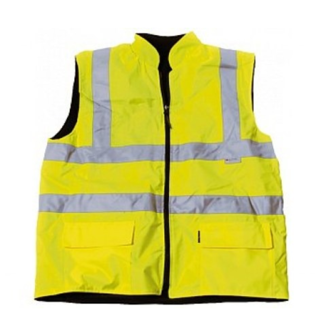Chaleco Reflectivo Sacobel Reversible P96 Amarillo