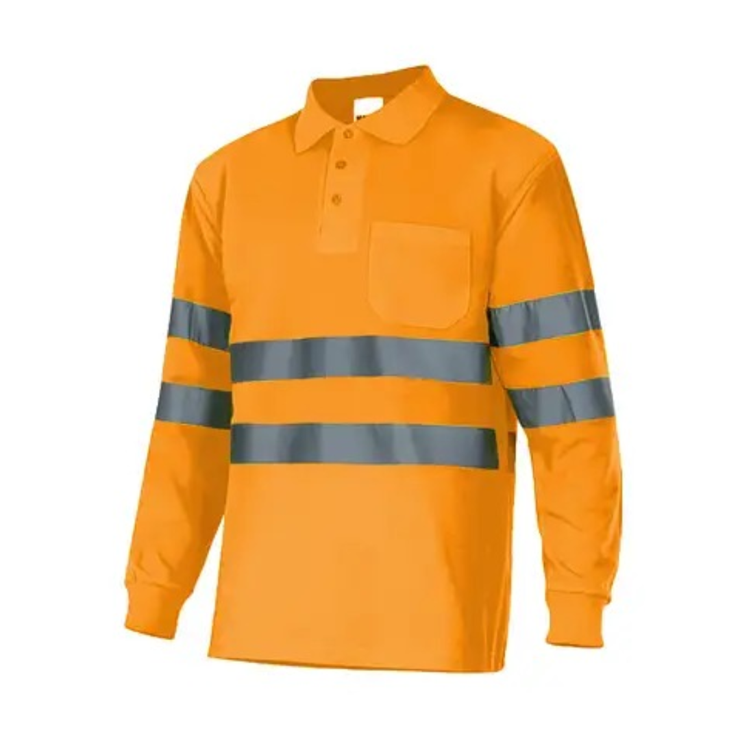 Camiseta chomba manga larga doble reflectivo